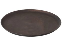 Gasper Teller Amaro, Schwarz H: 3 cm  | Schubiger Möbel