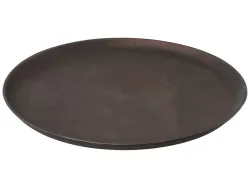 Gasper Teller Amaro, Schwarz H: 3 cm  | Schubiger Möbel