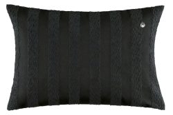 Stoeckel & Grimmler Zierkissenhülle Soft Stripe, Anthrazit B: 58 cm Grau | Schubiger Möbel