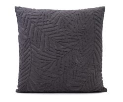 Gözze Ambiente Trendlife Kissenhülle Planty Anthrazit B: 50 cm Schwarz | Schubiger Möbel