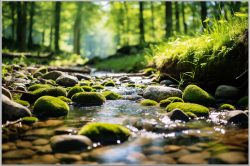 image LAND Bild mit Rahmen Waldbach  | Schubiger Möbel