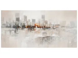 image LAND Bild Verträumte Skyline Rosa | Schubiger Möbel