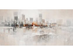 image LAND Bild Verträumte Skyline Rosa | Schubiger Möbel