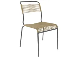 Schaffner Spaghetti-Stuhl Säntis Braun | Schubiger Möbel
