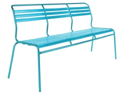 Schaffner Lättli-3er-Bank Säntis Blau | Schubiger Möbel