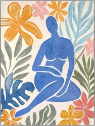 image LAND Gemälde Matisse-Inspiriert Blauer Akt  | Schubiger Möbel
