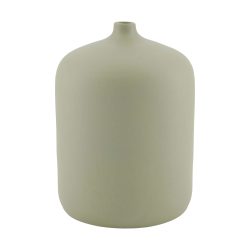 Decofinder Vase Flasche Terracotta, Grau  | Schubiger Möbel