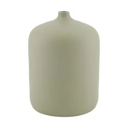 Decofinder Vase Flasche Terracotta, Grau  | Schubiger Möbel