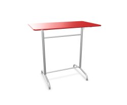Schaffner Metall-Stehtisch Rigi Feuerverzinkt Rot | Schubiger Möbel