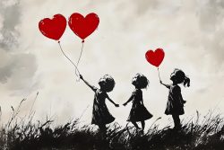 image LAND Canvas Love Balloons  | Schubiger Möbel