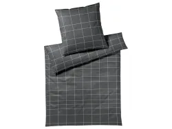 Elegante Bettwäsche Cross, Basalt Grau | Schubiger Möbel