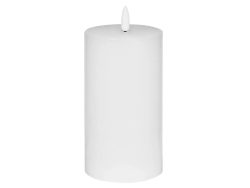 Kaheku LED Kerze Flaca Weiss H: 15 cm  | Schubiger Möbel
