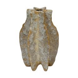 Decofinder Vase Keramik, Gebrochen Weiss  | Schubiger Möbel