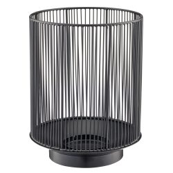 Gasper Windlicht Metall, Schwarz  | Schubiger Möbel