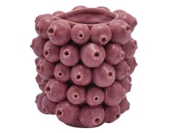 Edg Vase Beeren Dunkelrosa H: 21 cm  | Schubiger Möbel