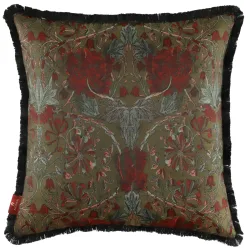 Stoeckel & Grimmler Kissenhülle Aigner Secret Khaki 45x45 cm  | Schubiger Möbel