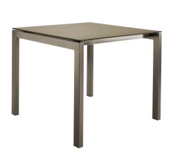 Schaffner Gartentisch Luzern Quadratisch Beige | Schubiger Möbel