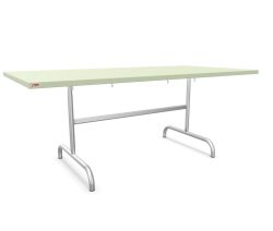Schaffner Metall-Tisch Säntis Feuerverzinkt Grün | Schubiger Möbel
