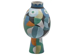 Edg Vase Keramik Multicolor H: 40 cm  | Schubiger Möbel