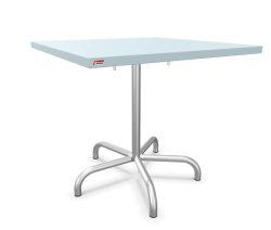 Schaffner Metalltisch Säntis Quadratisch Feuerverzinkt Blau | Schubiger Möbel