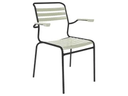 Schaffner Lättli-Stuhl Säntis mit Armlehnen Grün | Schubiger Möbel