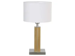 HerzBlut Tischlampe Delta Eiche Weiss | Schubiger Möbel