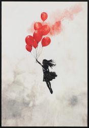 image LAND Gemälde Balloon Girl in The Sky  | Schubiger Möbel