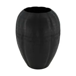 Decofinder Vase Aluminium, Schwarz  | Schubiger Möbel