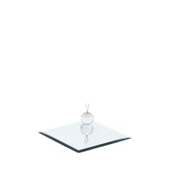 Edg Teller Spiegel Silber B: 20 cm  | Schubiger Möbel