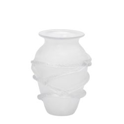 Edg Vase Anphore mit Schlange Glas H: 28 cm  | Schubiger Möbel