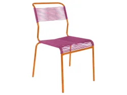 Schaffner Spaghetti-Stuhl Säntis Rosa | Schubiger Möbel