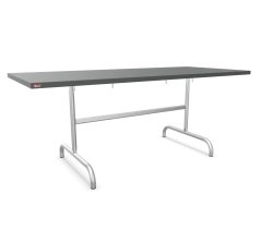 Schaffner Metall-Tisch Säntis Feuerverzinkt Grau | Schubiger Möbel
