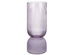 Gilde Glasvase Lila H: 26 cm  | Schubiger Möbel