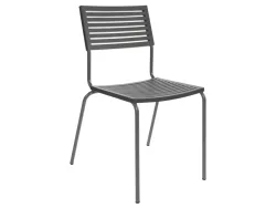 Schaffner Gartenstuhl Lamello Grau | Schubiger Möbel
