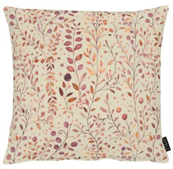 Apelt Kissenhülle Blätterzweige 50x50 cm, Creme  | Schubiger Möbel