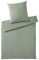 Elegante Bettwäsche Smooth Grün  | Schubiger Möbel