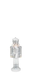 Kaheku Figur Nussknacker, Silber H: 16 cm  | Schubiger Möbel