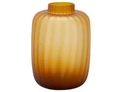Edg Vase Bernstein Matt H: 35 cm Orange | Schubiger Möbel