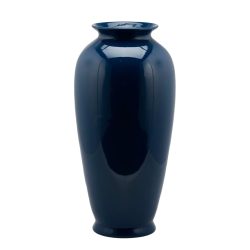 Edg Vase Ching Keramik Blau,gold H: 62 cm  | Schubiger Möbel