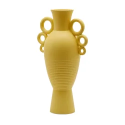 Edg Vase Anfora Keramik Gelb H: 44 cm  | Schubiger Möbel