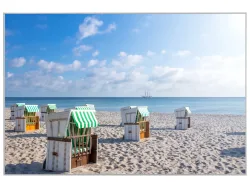 image LAND Bild mit Rahmen Strandkörbe  | Schubiger Möbel