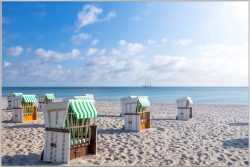 image LAND Bild mit Rahmen Strandkörbe  | Schubiger Möbel
