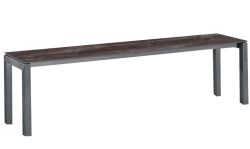 Schaffner Gartenbank Luzern Decor Braun | Schubiger Möbel