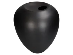 Kersten Vase Aluminium Grau H: 30 cm  | Schubiger Möbel