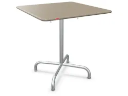 Schaffner Metall-Tisch Rigi Quadratisch Feuerverzinkt Beige | Schubiger Möbel