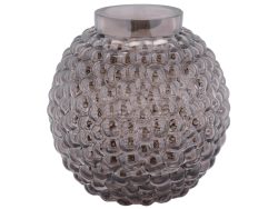 Decofinder Vase Glas Schwarz D: 16 cm  | Schubiger Möbel