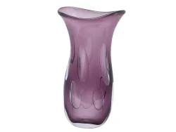 Edg Vase Fluxus Glas Violett H: 37 cm  | Schubiger Möbel