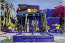 image LAND Bild mit Rahmen Garten in Marrakesch  | Schubiger Möbel