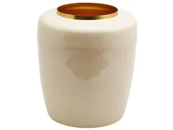 Edg Vase Waterproof Ivory H: 43 cm  | Schubiger Möbel