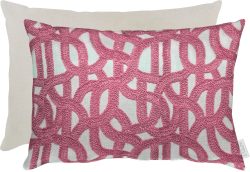 Apelt Kissenhülle Rafia, Pink B: 35 cm  | Schubiger Möbel